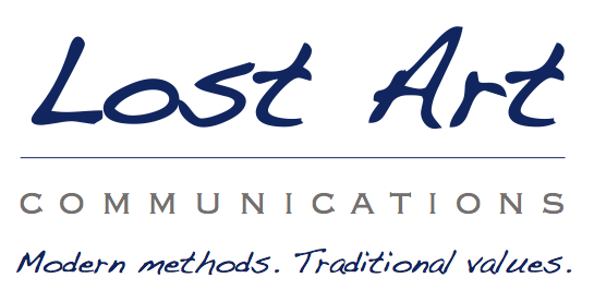 Lost Art Logo with Slogan